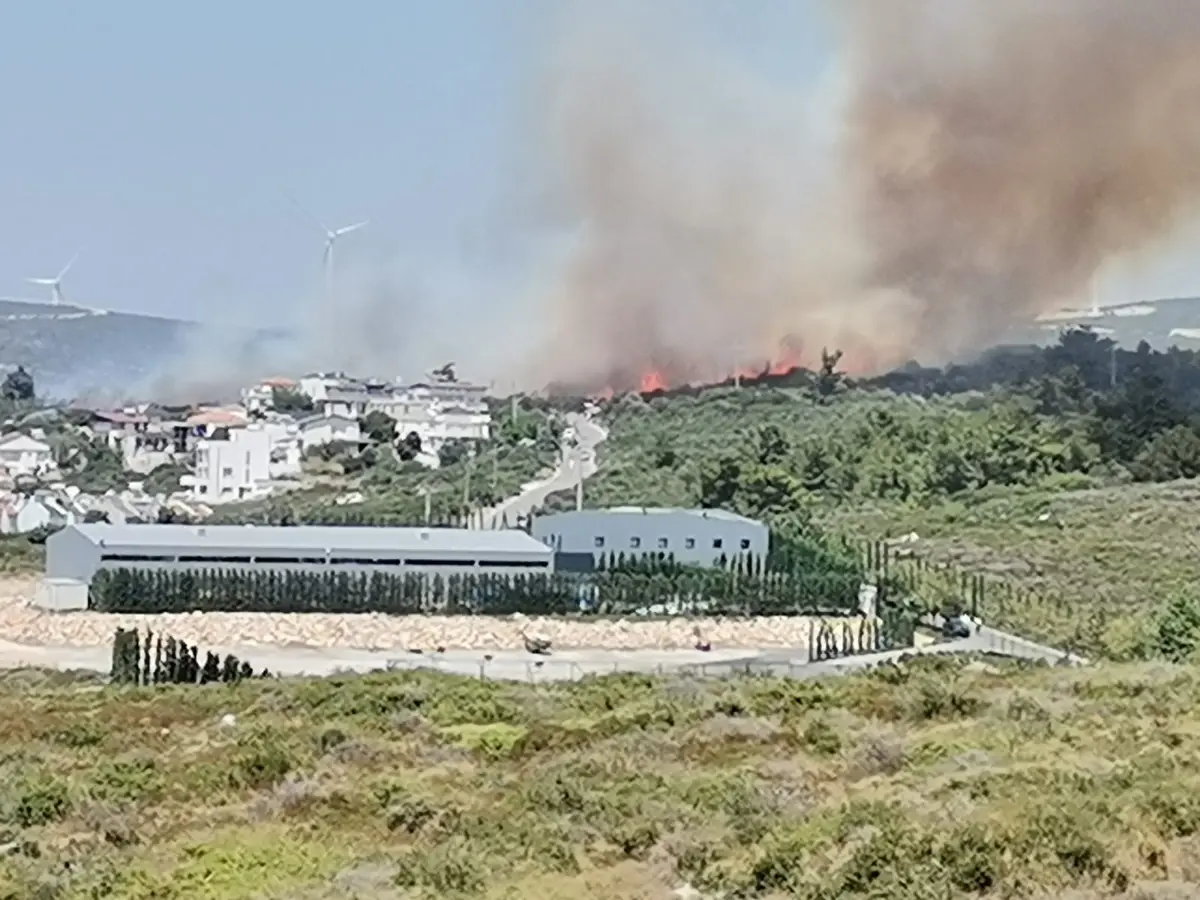 Akkum’da yangın!