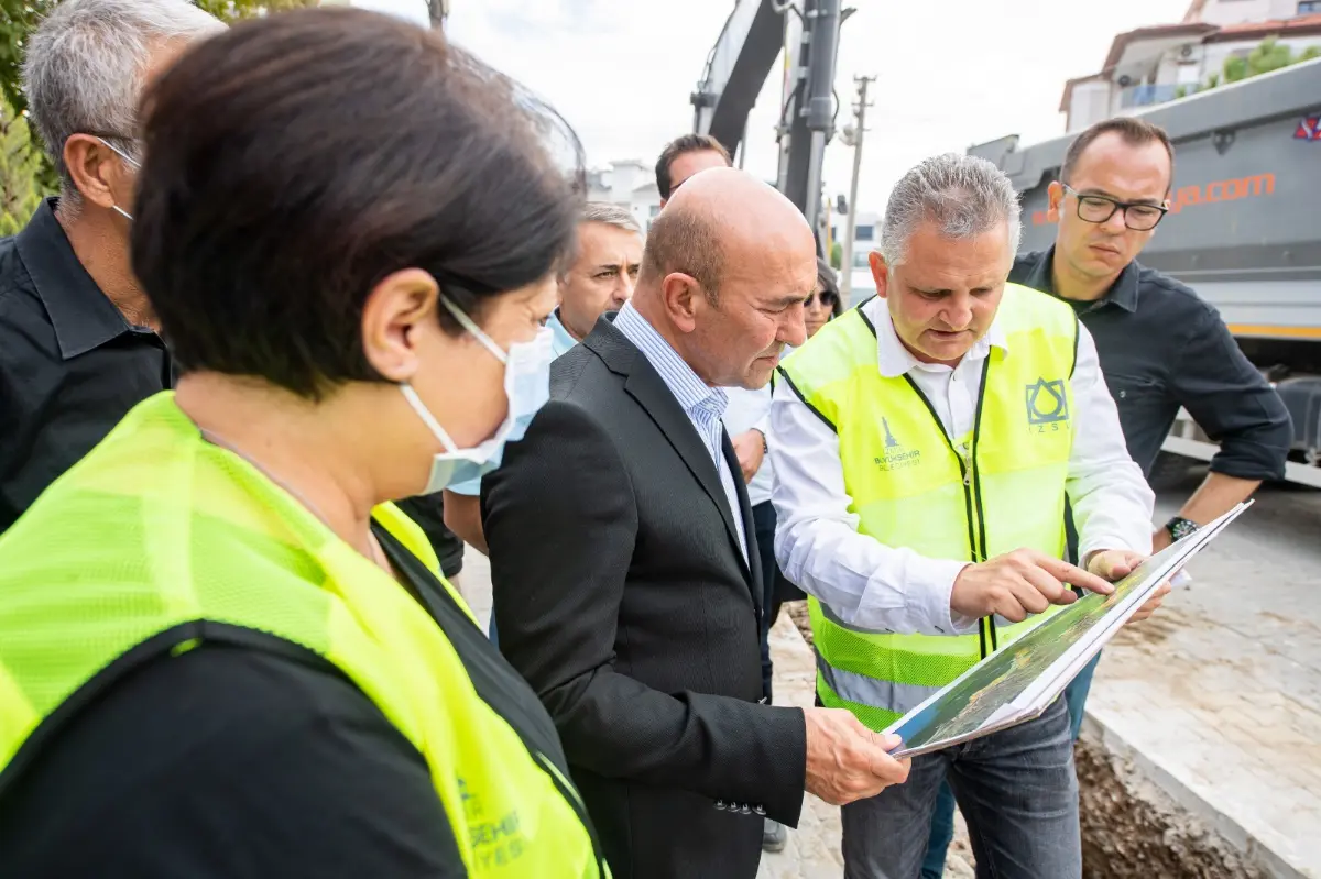 Başkan Soyer İZSU’nun Seferihisar’da süren 120 milyon liralık yatırımlarını inceledi