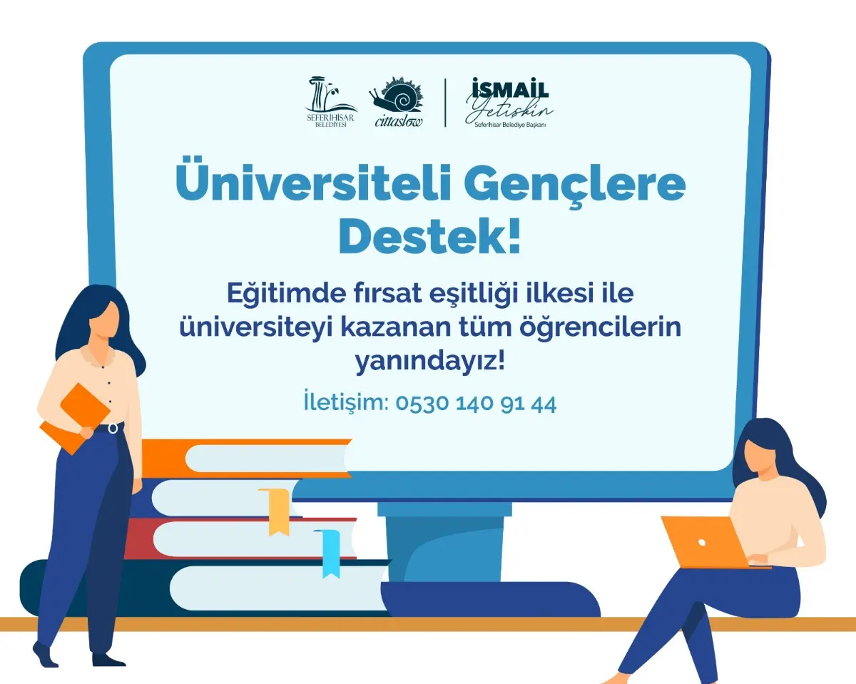 Başkan Yetişkin’den  üniversiteli gençlere destek
