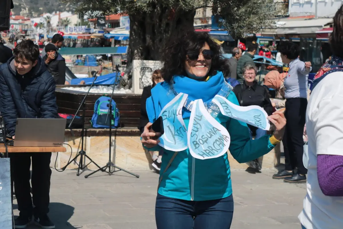 Çocuklar haykırdı.. "Suyu boşa harcama”