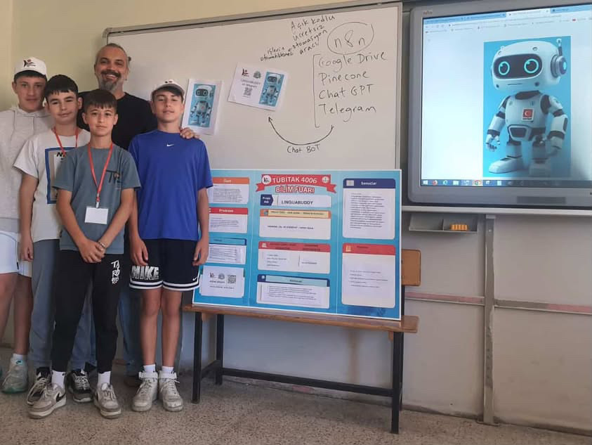 Doğanbey Payamlı Ortaokulu TÜBİTAK 4006 Bilim Fuarı’yla ilgi odağı oldu