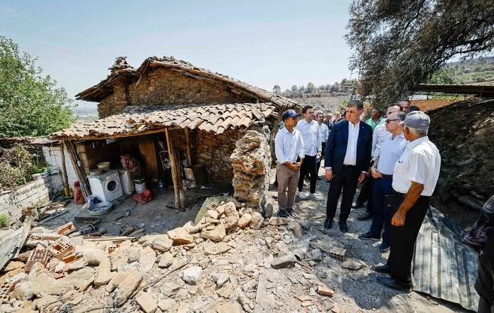 İzmir’de yangın mağdurlarına su faturası muafiyeti