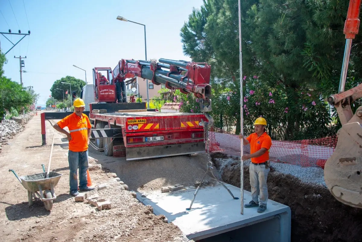 İZSU’dan Seferihisar’a dev yağmursuyu hattı yatırımı