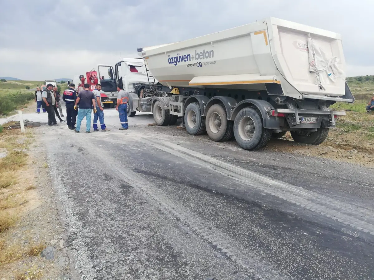 Kavakdere yolunda trafik kazası    