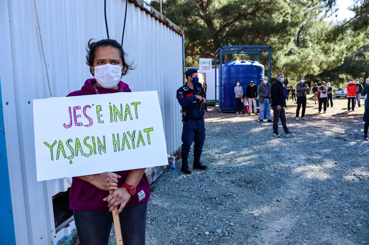 Orhanlı halkı JES’lere karşı ayaklandı