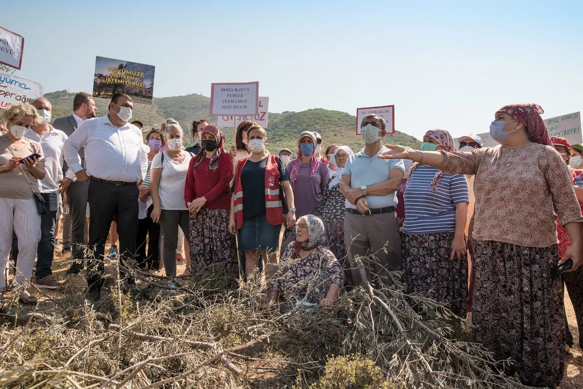 Orhanlı Köylüleri bir kez daha JES’e tepki gösterdi