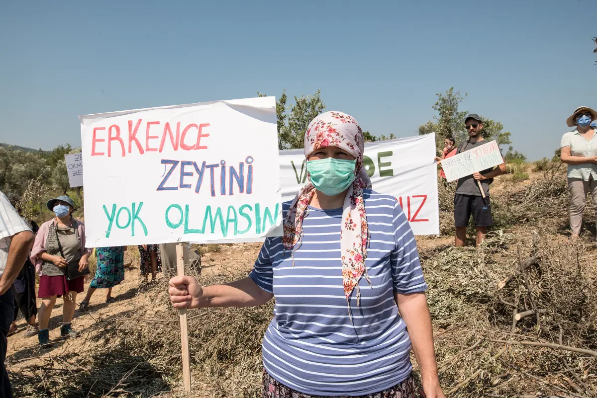 Orhanlı Köylüleri bir kez daha JES’e tepki gösterdi