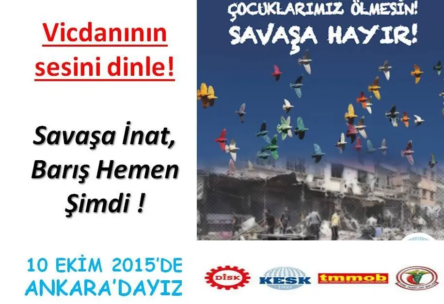 "Savaşa İnat, Barış Hemen Şimdi!” Demek İçin yerinizi alın.