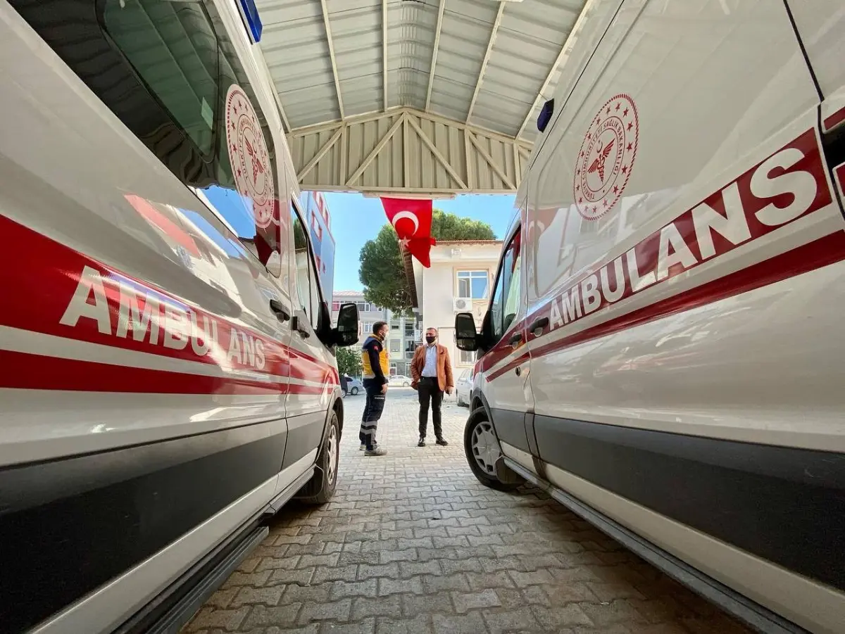 Seferihisar 112 İstasyonuna ambulans desteği