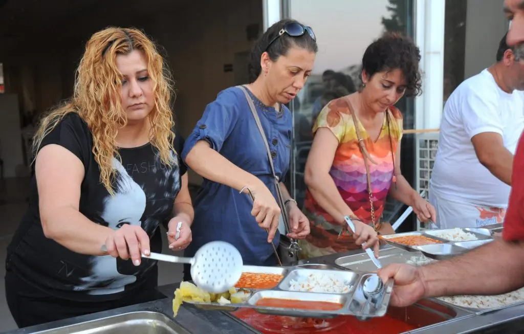 Belediye aşevine katılım yüksek