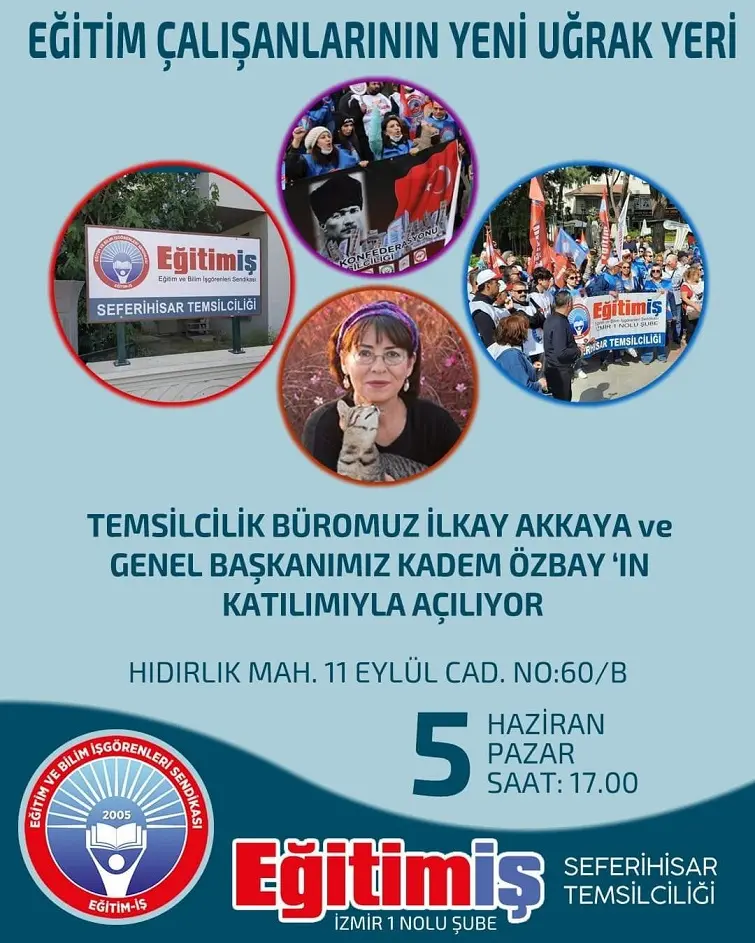 Seferihisar Eğitim-İş’in yeni bürosu açılıyor