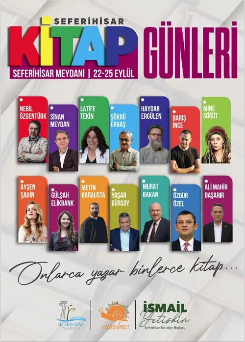 Seferihisar Kitap Günleri 22 Eylül’de başlıyor