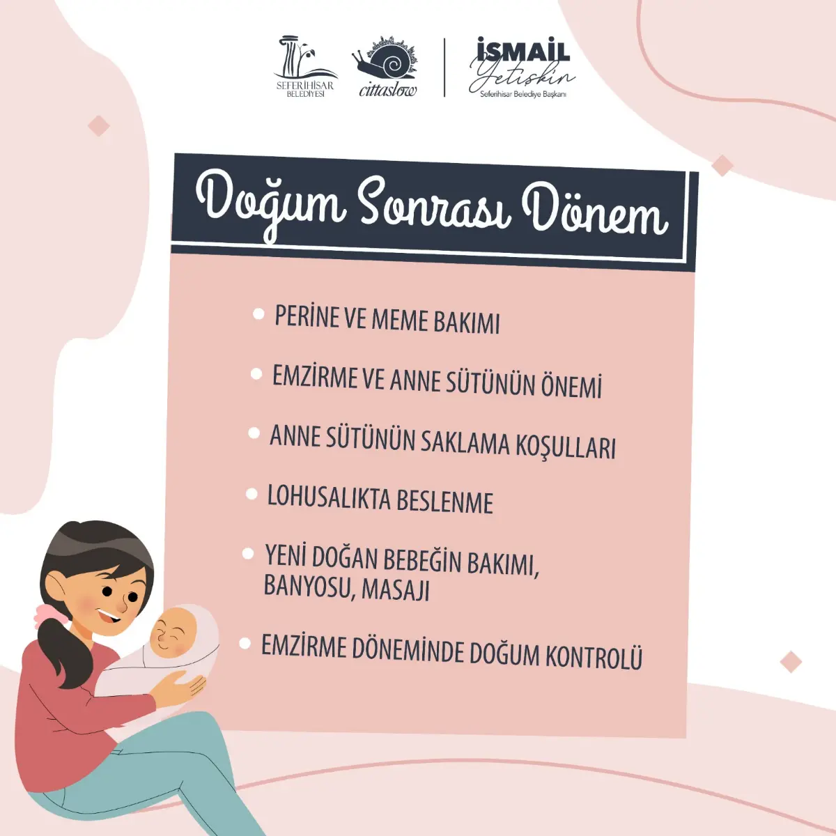 Seferihisar’da Anne Adaylarına "Mutlu Gebe, Mutlu Bebe” Kursu