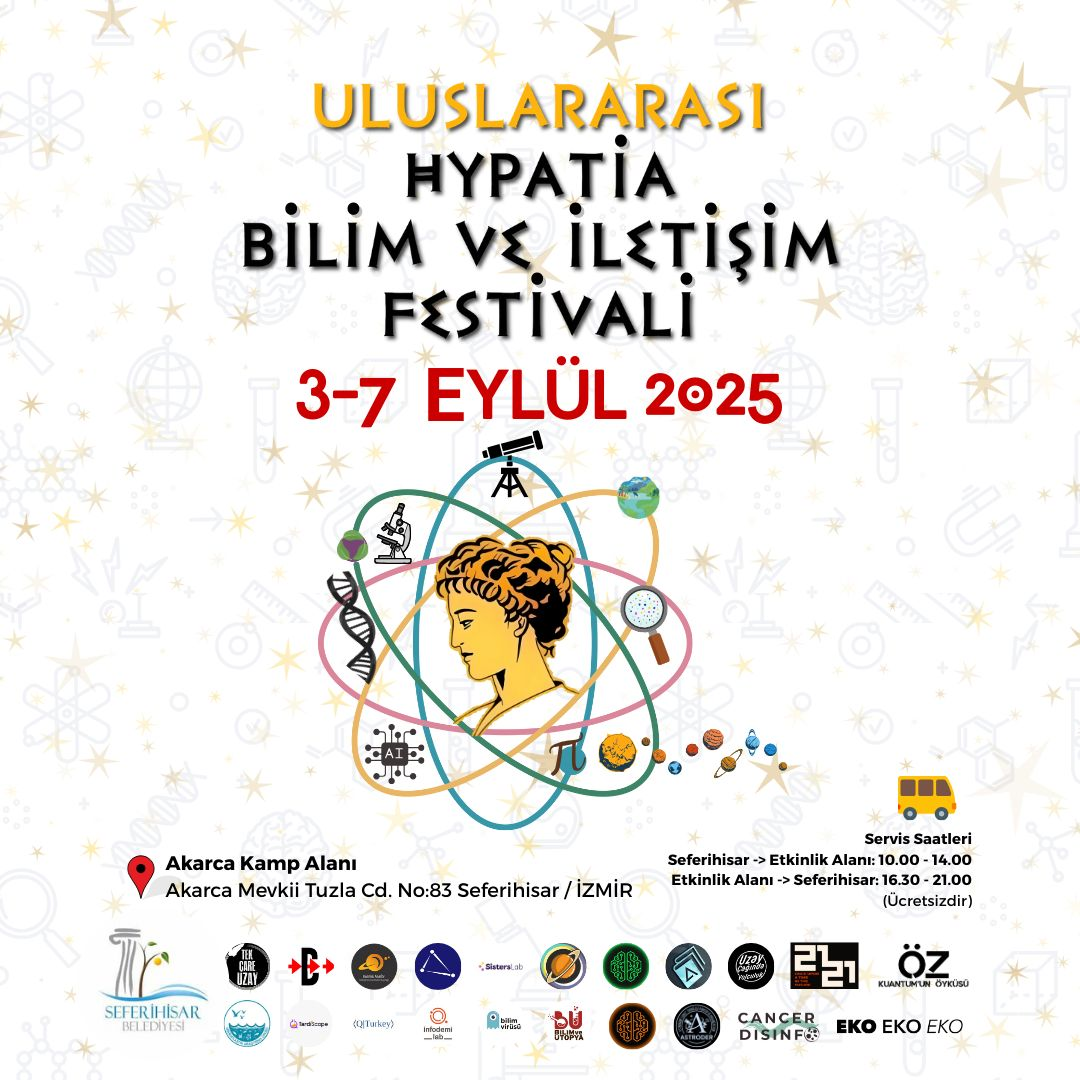 Seferihisar’da Hypatia Bilim ve İletişim Festivali başlıyor