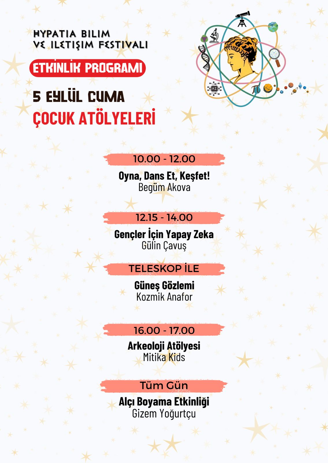 Seferihisar’da Hypatia Bilim ve İletişim Festivali başlıyor
