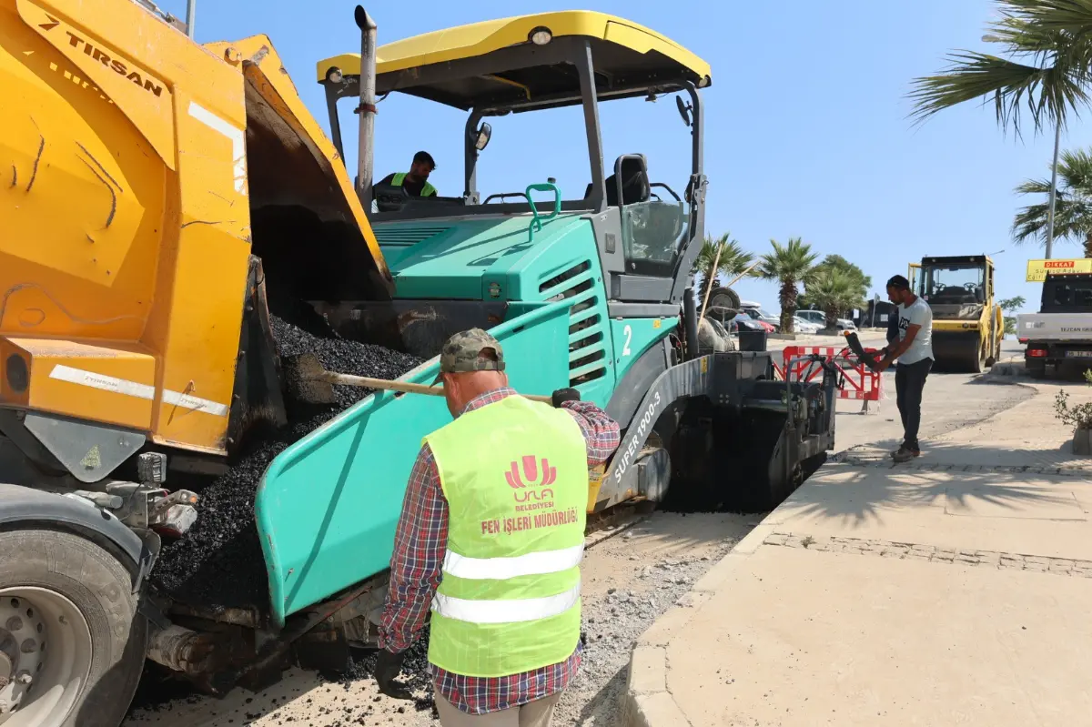 Urla’nın cadde ve sokaklarına 35 milyon TL’lik yatırım