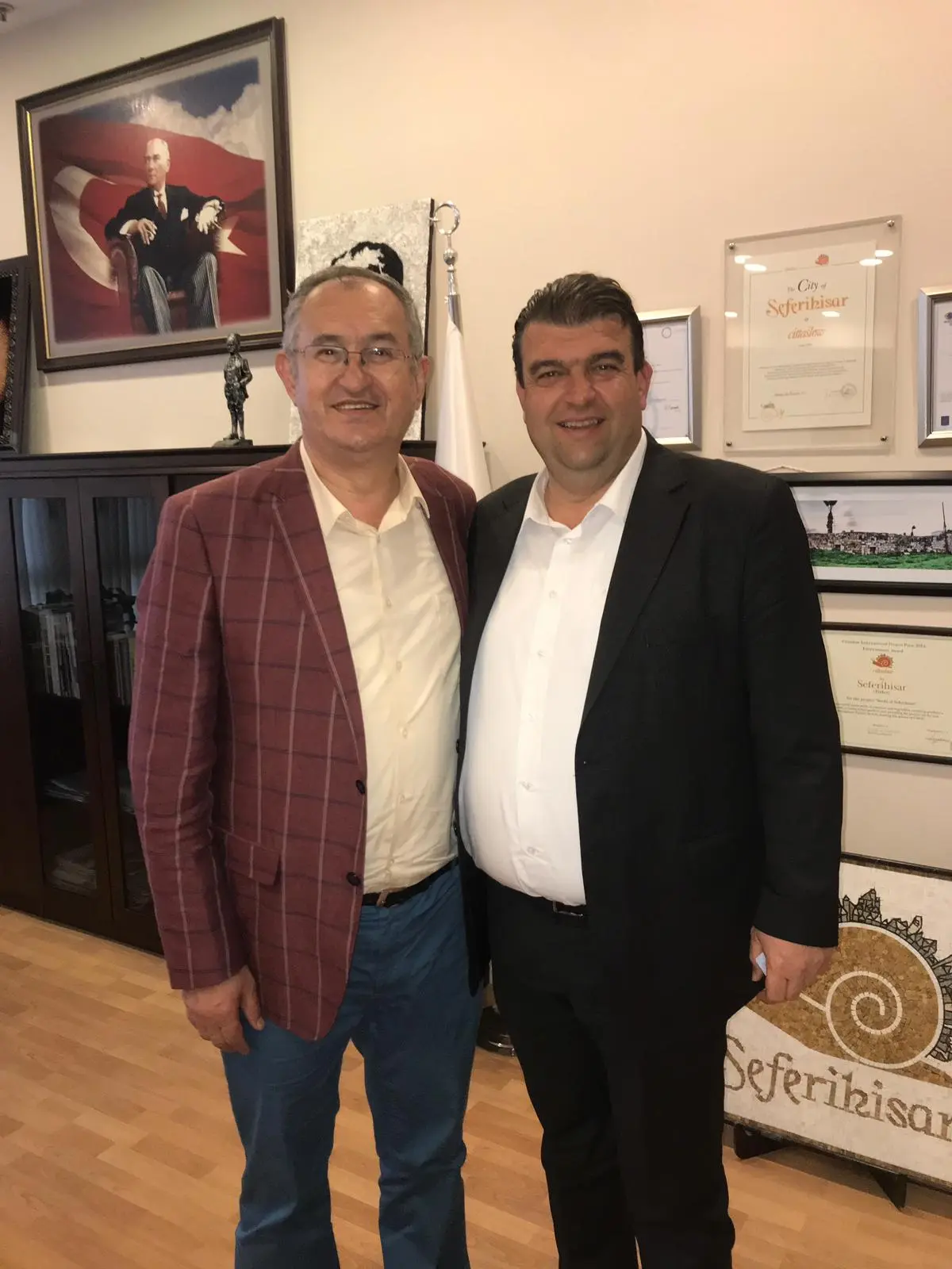 Vekil Sertel Başkan Yetişkin’i ziyaret etti
