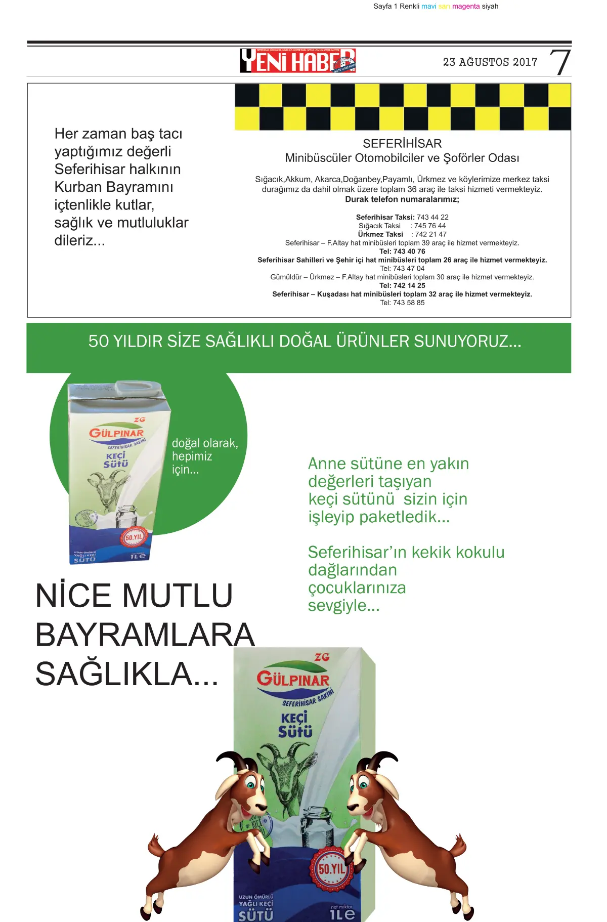 Yeni Haber’in 23 Ağustos sayısı çıktı