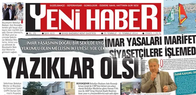 Yeni Haber’in yeni sayısı çıktı