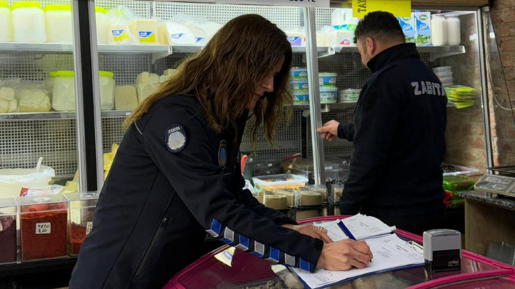 Zabıta ekiplerinden hijyen ve gıda güvenliği denetimi