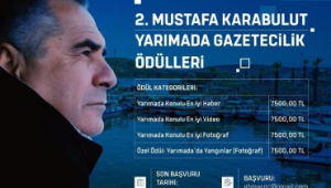 2. Mustafa Karabulut Yarımada Gazetecilik Ödülleri başvuru almaya başladı