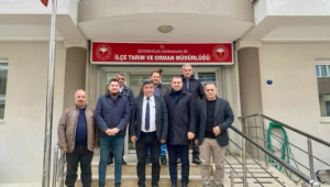 AK Parti Seferihisar’dan Müdür Hasan Basri’ye ziyaret