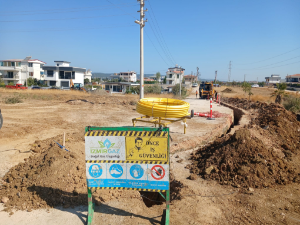 Düzce Mahallesi’nde doğalgaz çalışmaları başladı