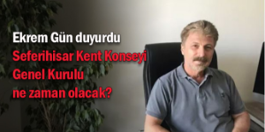 Gün, Kent Konseyi Genel Kurulu için tarih verdi