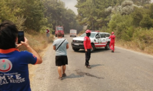 Kaybolan vatandaş için arama kurtarma çalışması