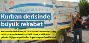 Kurban derisini toplamada büyük rekabet