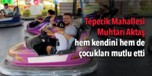 Mahallesinin çocuklarıyla, hayalini gerçekleştirdi