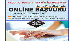 Online Kurs Başvuru Dönemi başladı