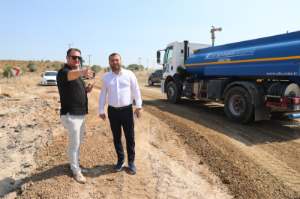 Seferihisar’da TOKİ yolunda yenileme çalışmaları başladı