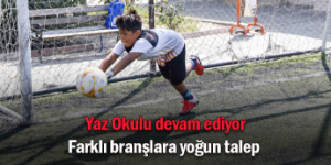 Seferihisar’da yaz okulu yeni branşlarla devam ediyor
