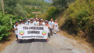 Seferihisar’daki emeklilerden Akbelen direnişine destek