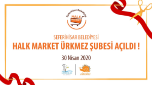 Ürkmez’in Halk Marketi açıldı