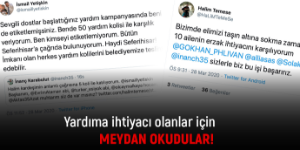 Yardıma ihtiyacı olanlar için meydan okudular!