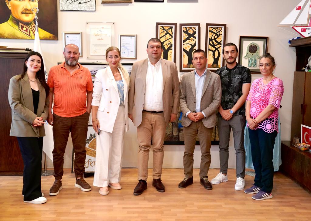 Seferihisar Gazeteciler Derneği yeni yönetim kurulu resmi ziyaretlerine başladı